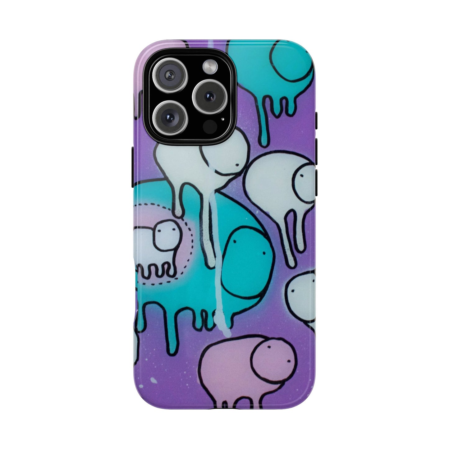 RAINING COWS "Yellow Interference" Phone Case