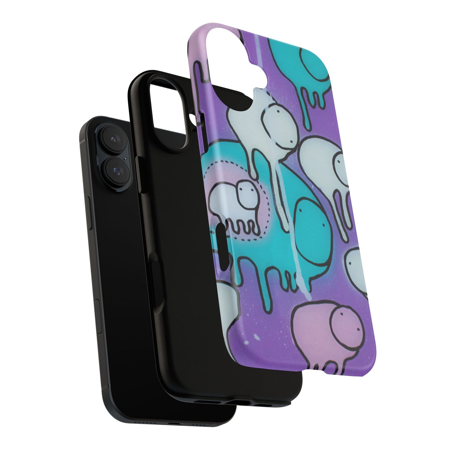 RAINING COWS "Yellow Interference" Phone Case