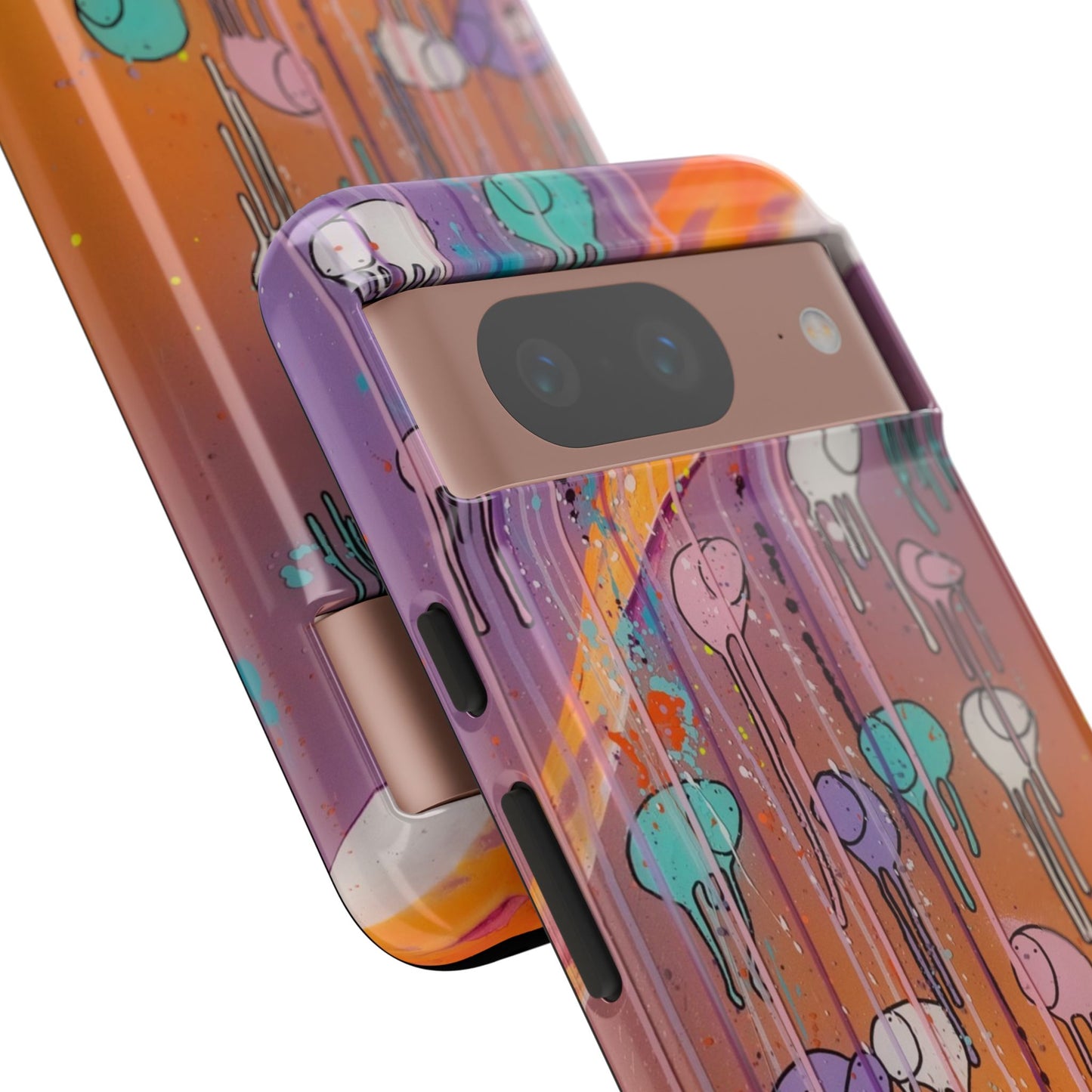 RAINING COWS "Purple Sunset with a Yellow Twist" Phone Case