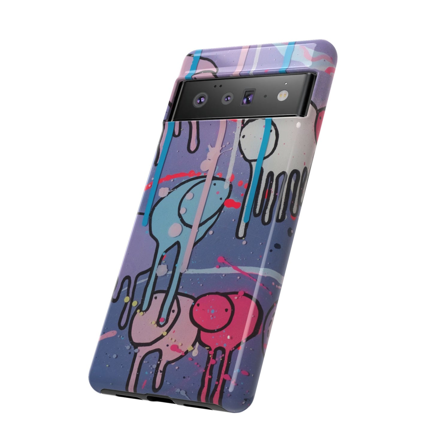 RAINING COWS "Purple Alley Streets" Phone Case