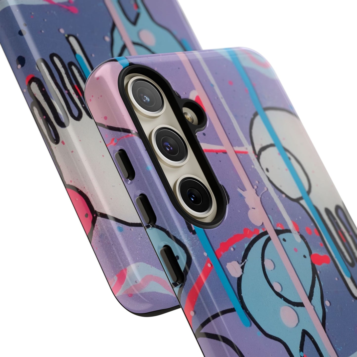 RAINING COWS "Purple Alley Streets" Phone Case