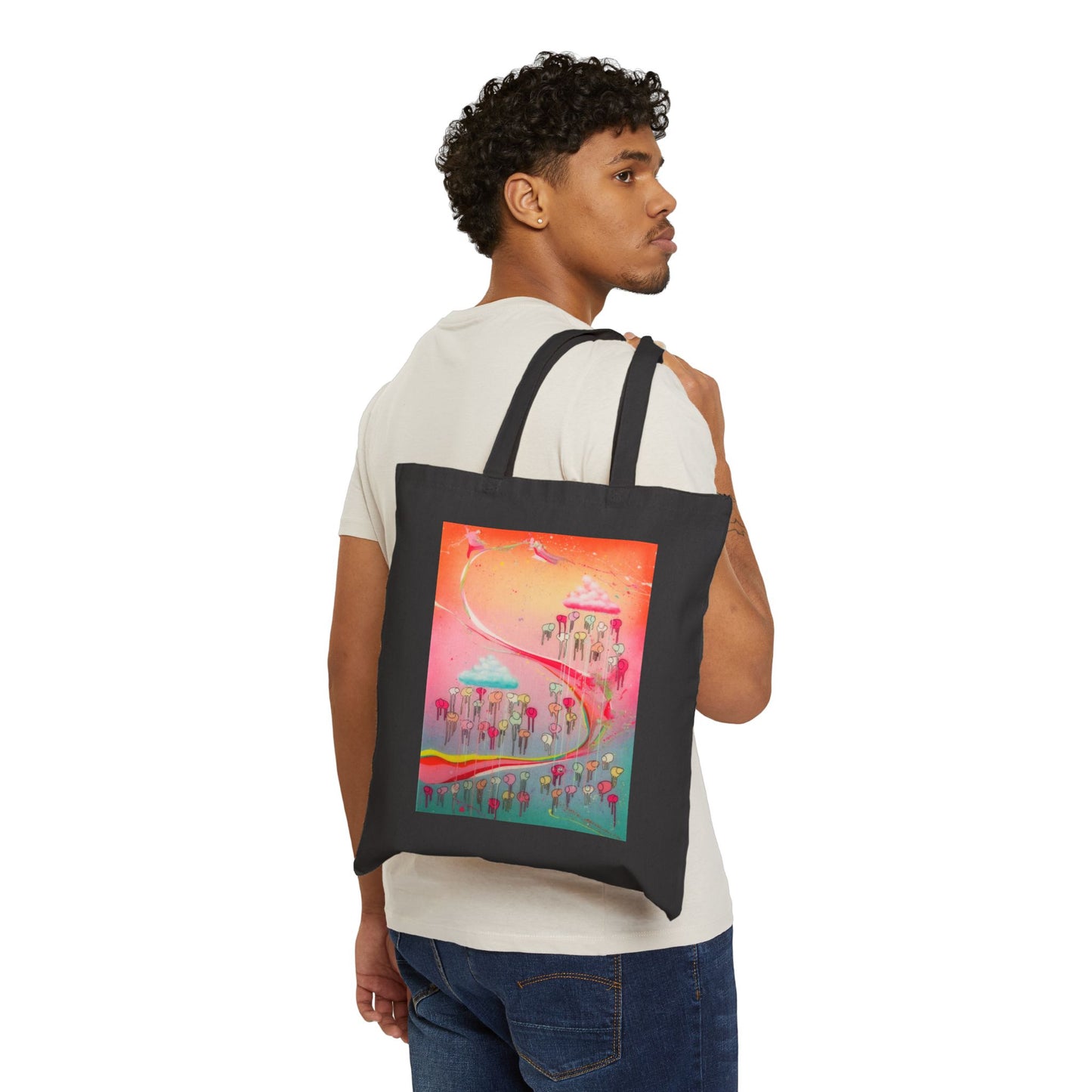 RAINING COWS "Dragon's Breath" Tote Bag