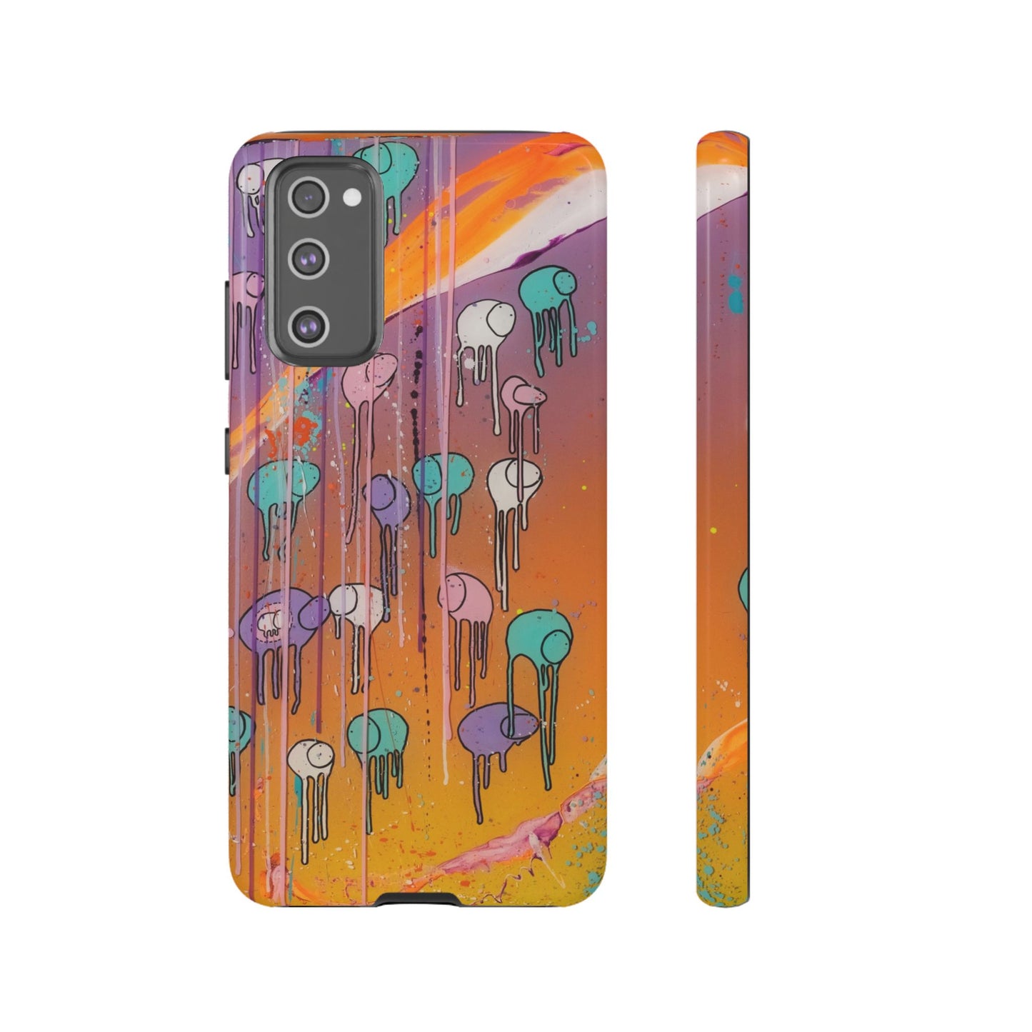 RAINING COWS "Purple Sunset with a Yellow Twist" Phone Case
