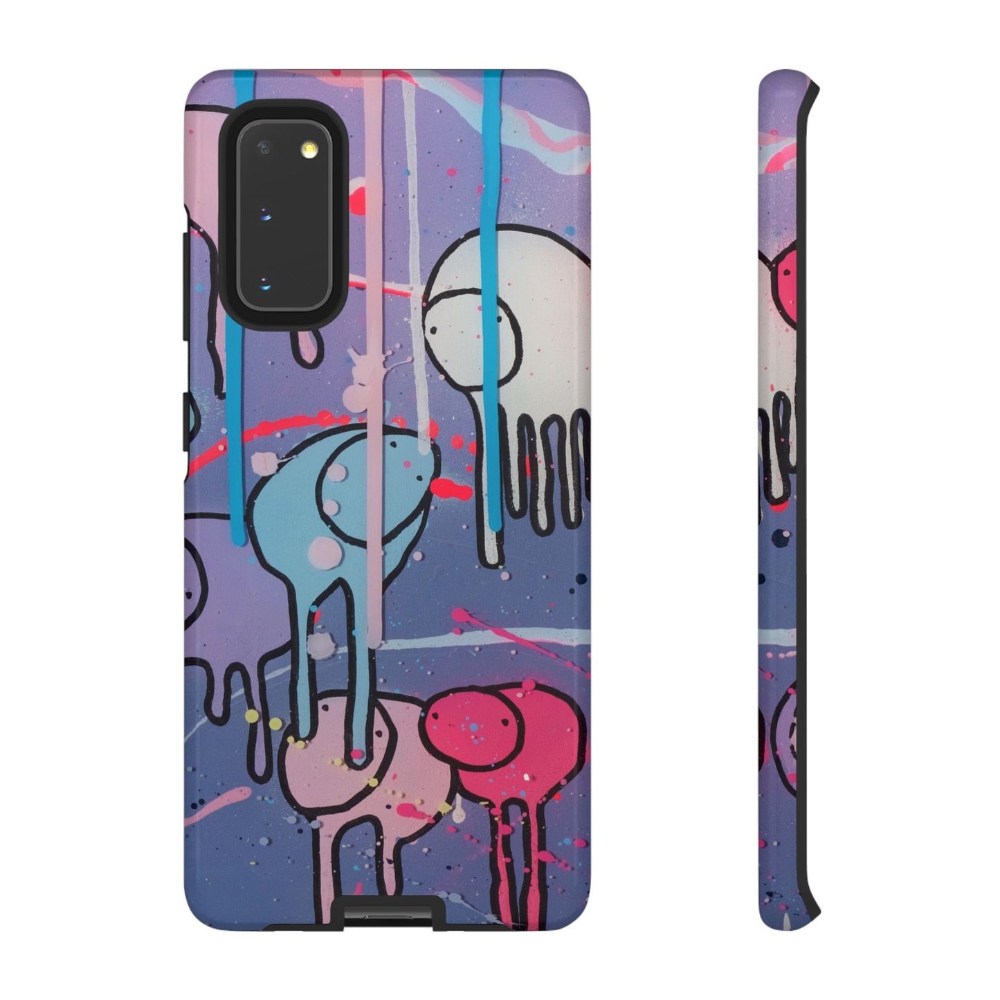 RAINING COWS "Purple Alley Streets" Phone Case