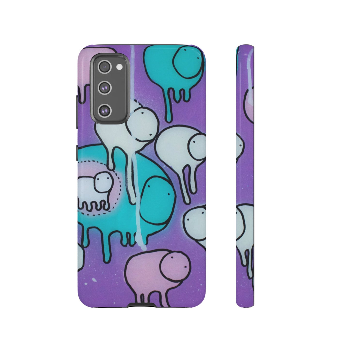 RAINING COWS "Yellow Interference" Phone Case