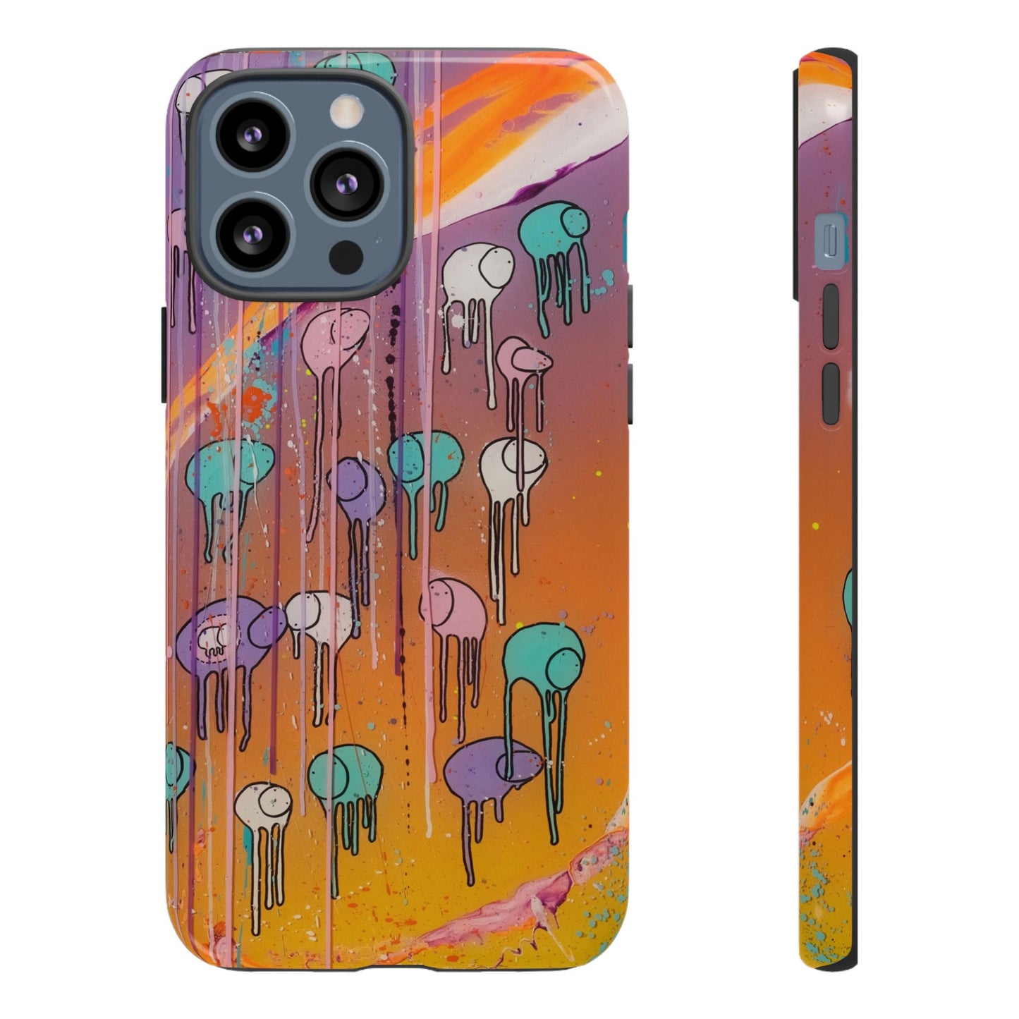RAINING COWS "Purple Sunset with a Yellow Twist" Phone Case