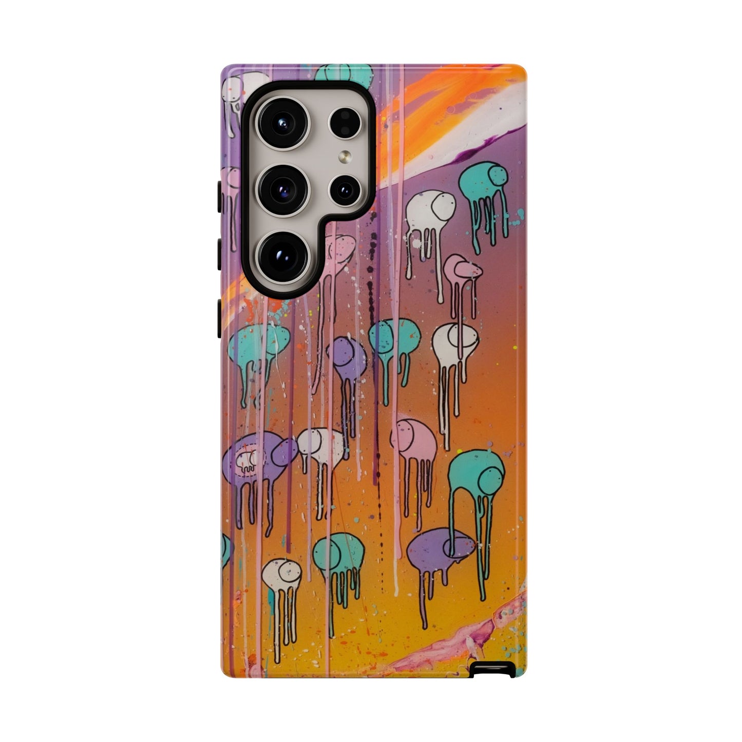 RAINING COWS "Purple Sunset with a Yellow Twist" Phone Case