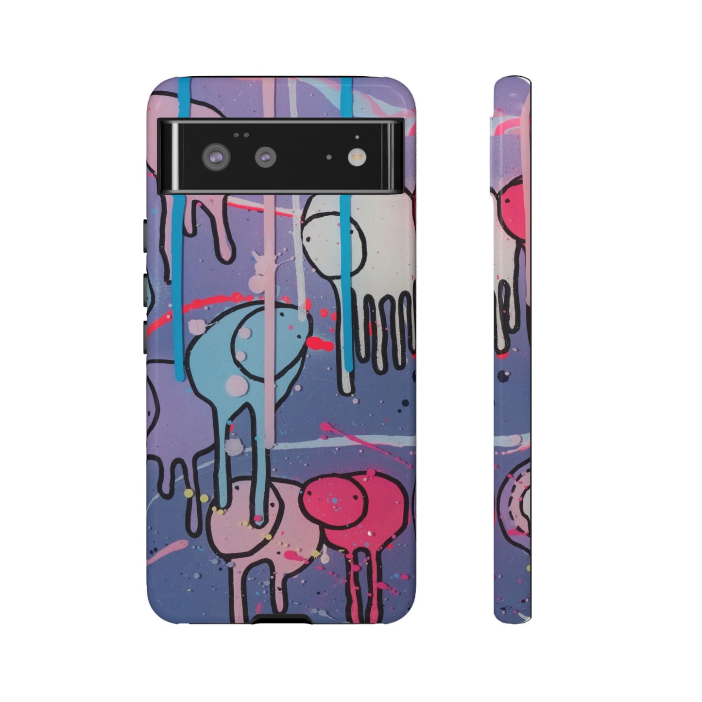 RAINING COWS "Purple Alley Streets" Phone Case