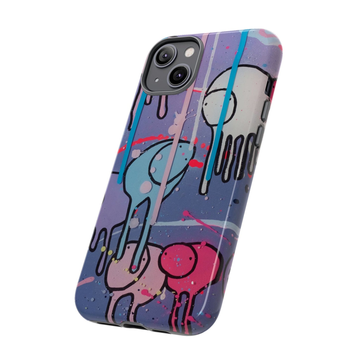 RAINING COWS "Purple Alley Streets" Phone Case