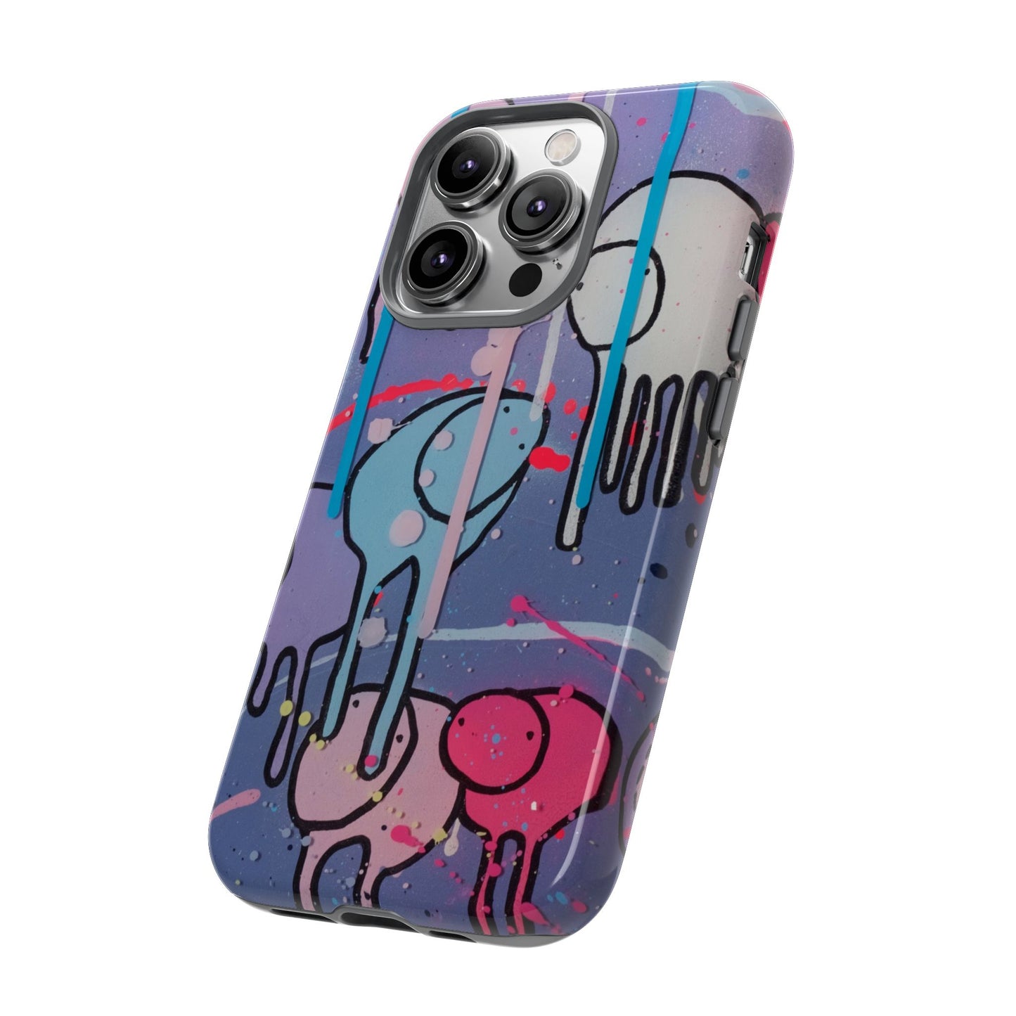 RAINING COWS "Purple Alley Streets" Phone Case