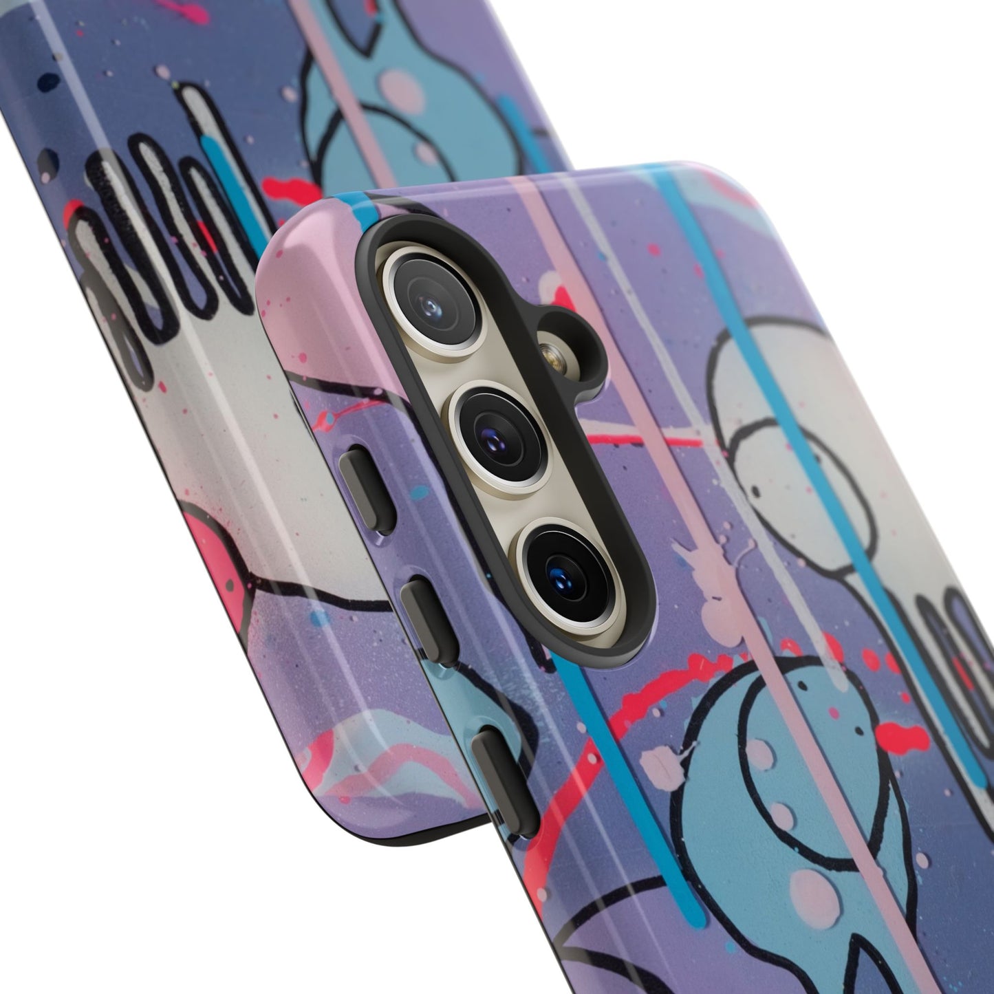 RAINING COWS "Purple Alley Streets" Phone Case