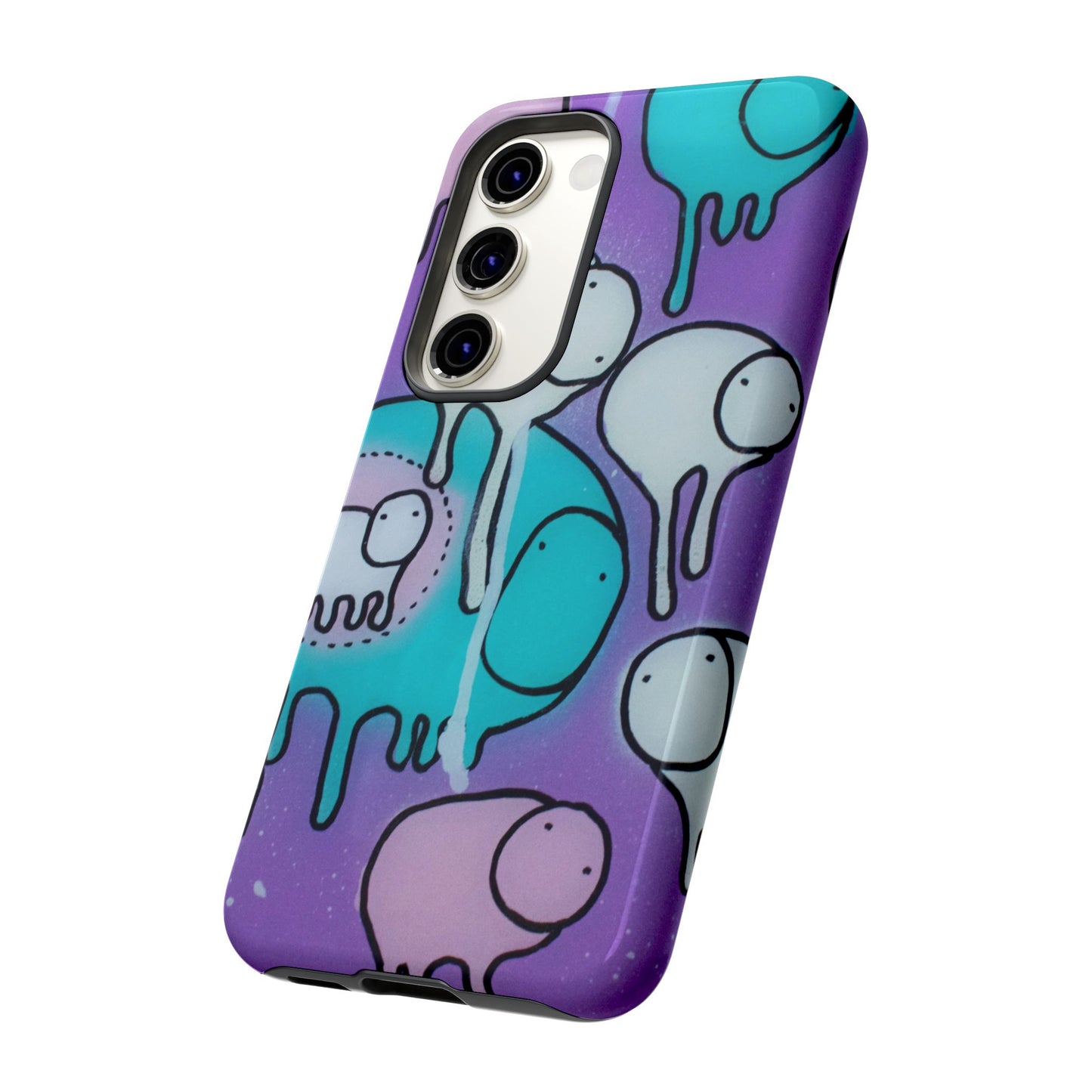 RAINING COWS "Yellow Interference" Phone Case