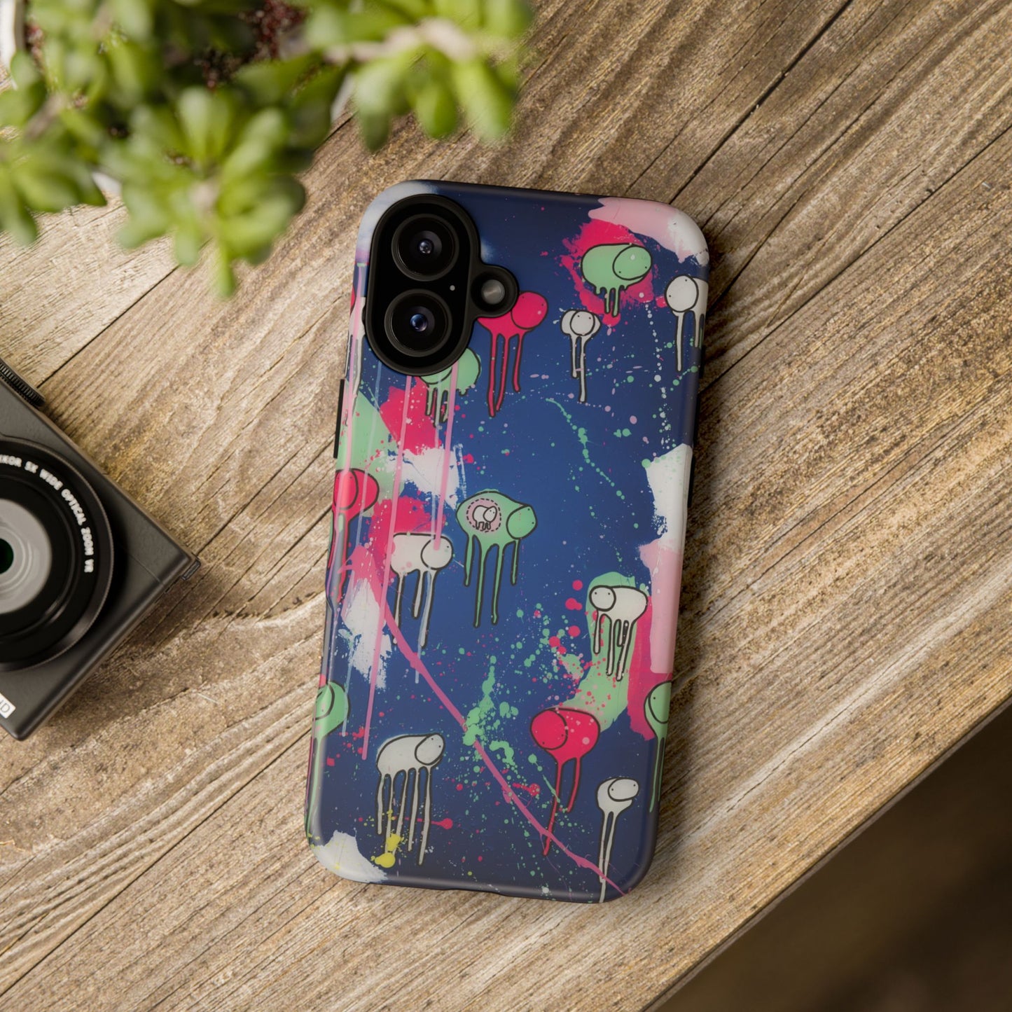 RAINING COWS "The Night Rose Thunder" Phone Case