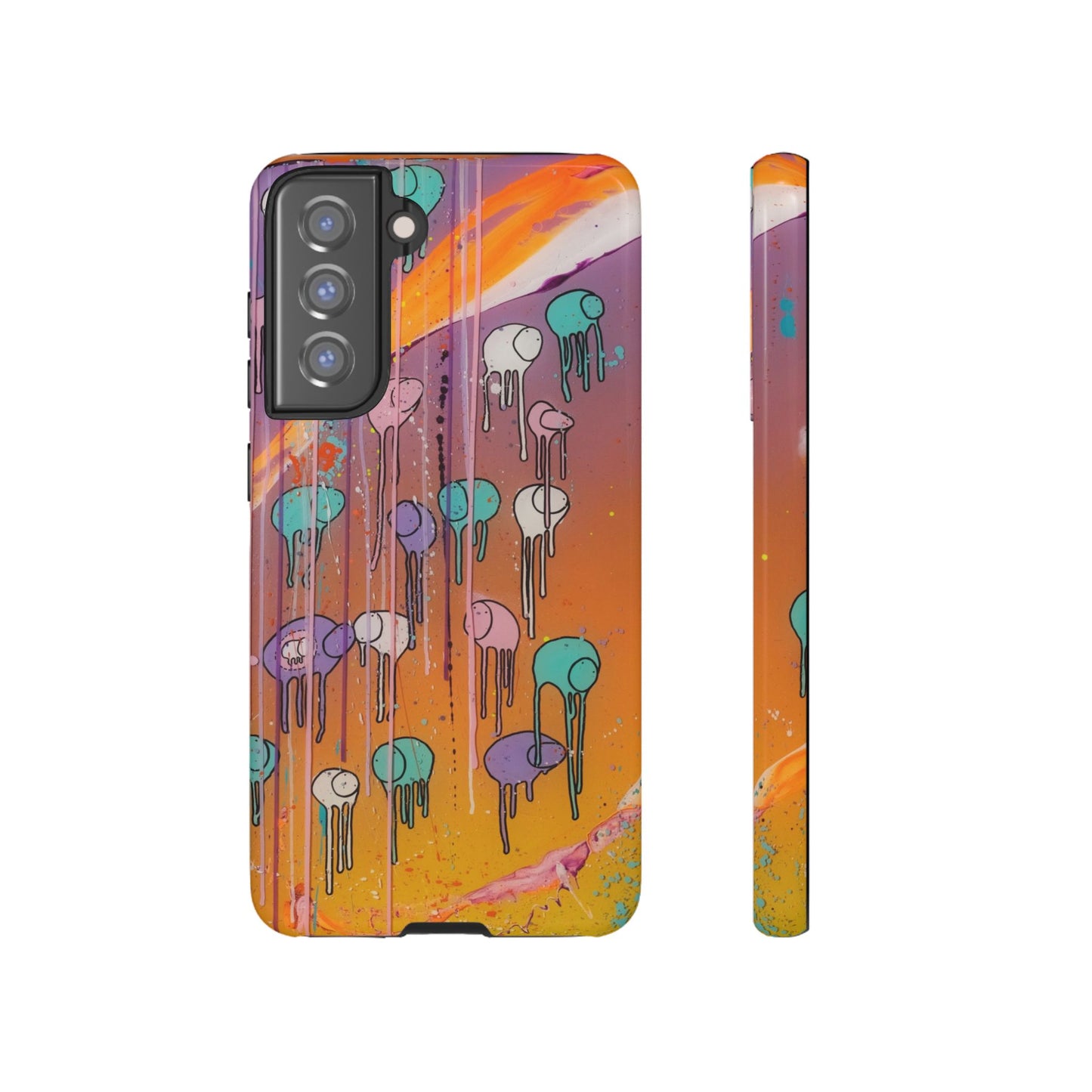 RAINING COWS "Purple Sunset with a Yellow Twist" Phone Case