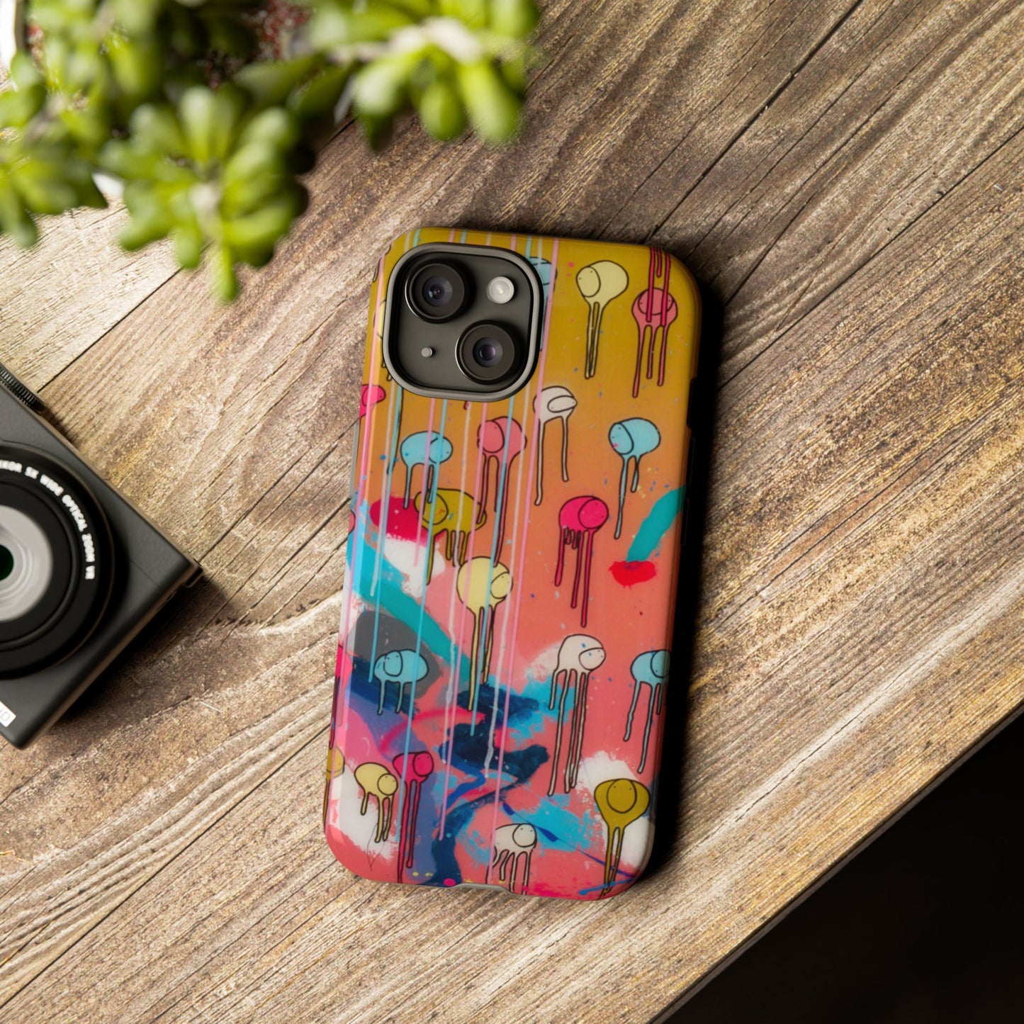 RAINING COWS "Bubble Gum Sun" Phone Case