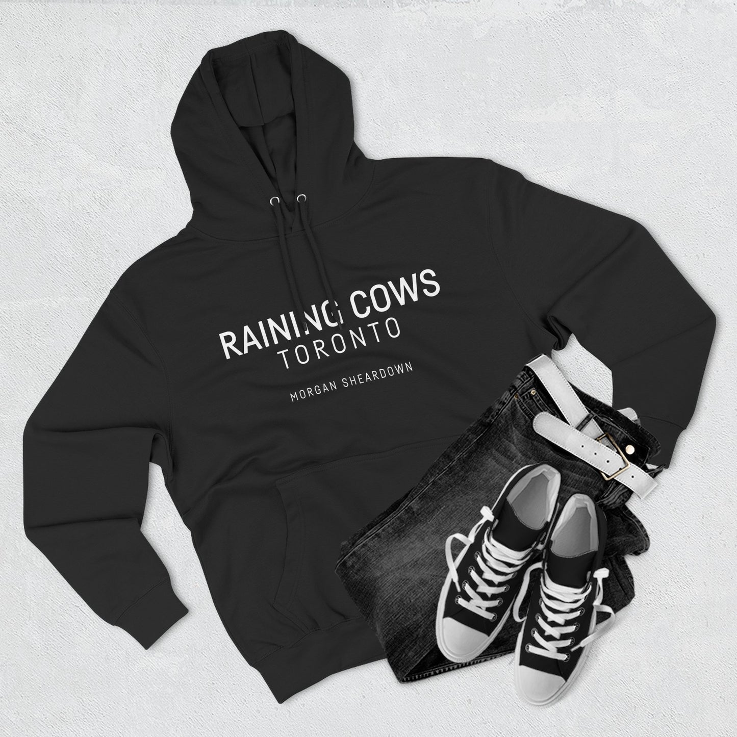 RAINING COWS "The Night Rose Thunder" Hoodie