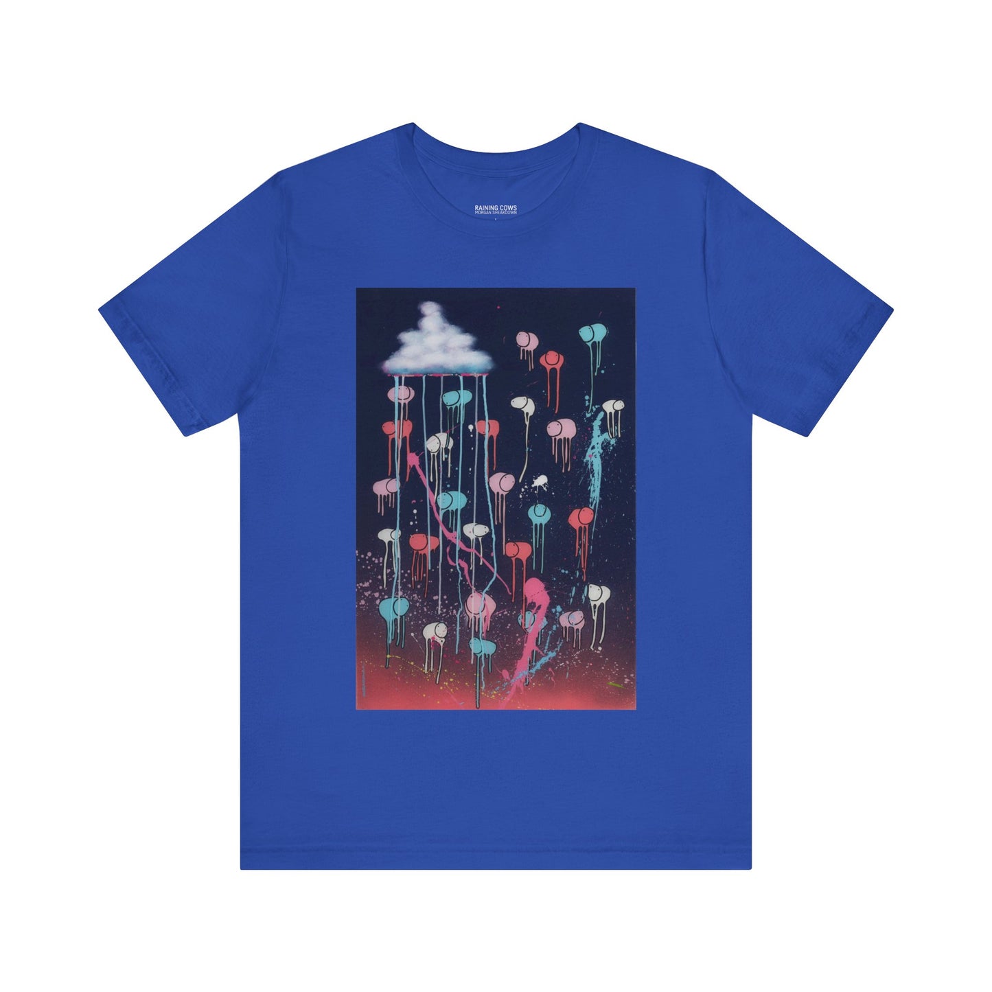 RAINING COWS "Pink Lightning" T-Shirt