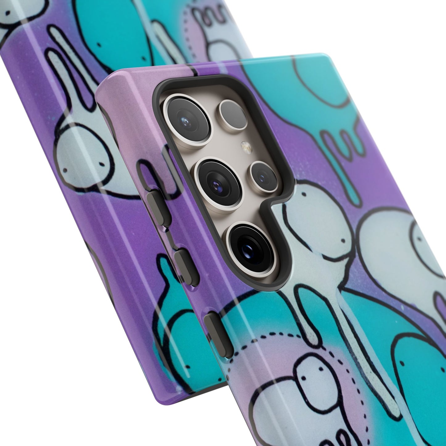 RAINING COWS "Yellow Interference" Phone Case
