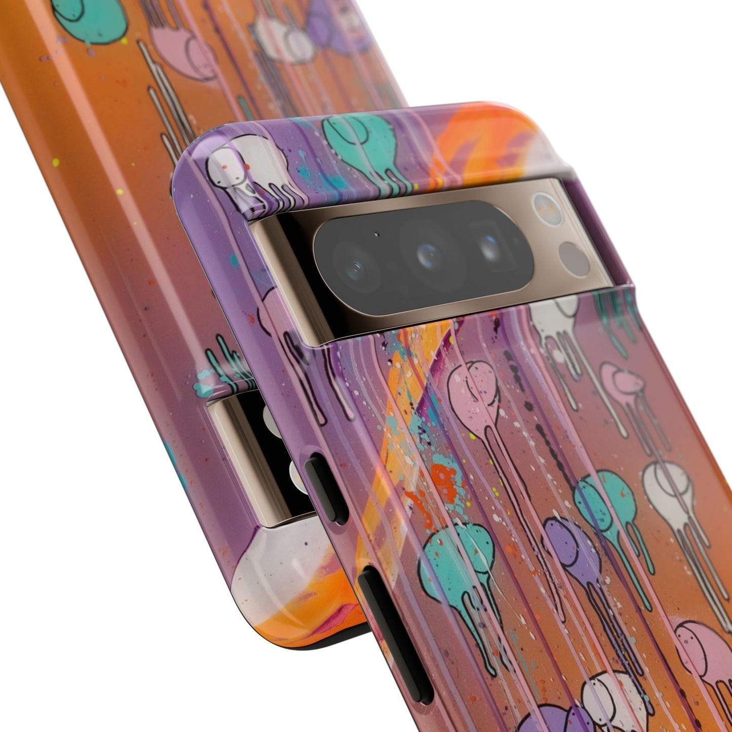 RAINING COWS "Purple Sunset with a Yellow Twist" Phone Case