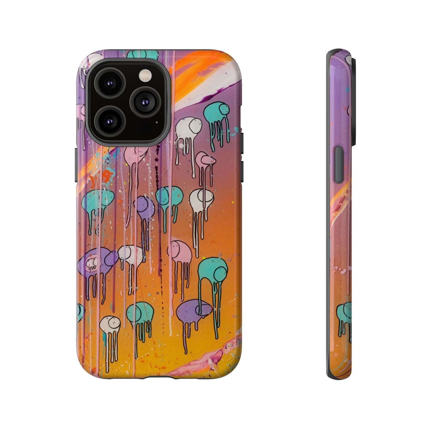 RAINING COWS "Purple Sunset with a Yellow Twist" Phone Case