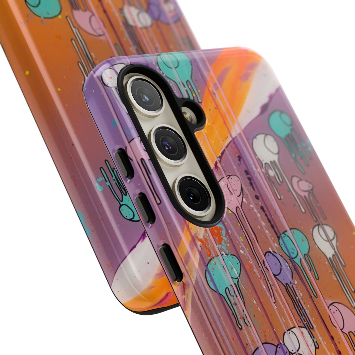 RAINING COWS "Purple Sunset with a Yellow Twist" Phone Case