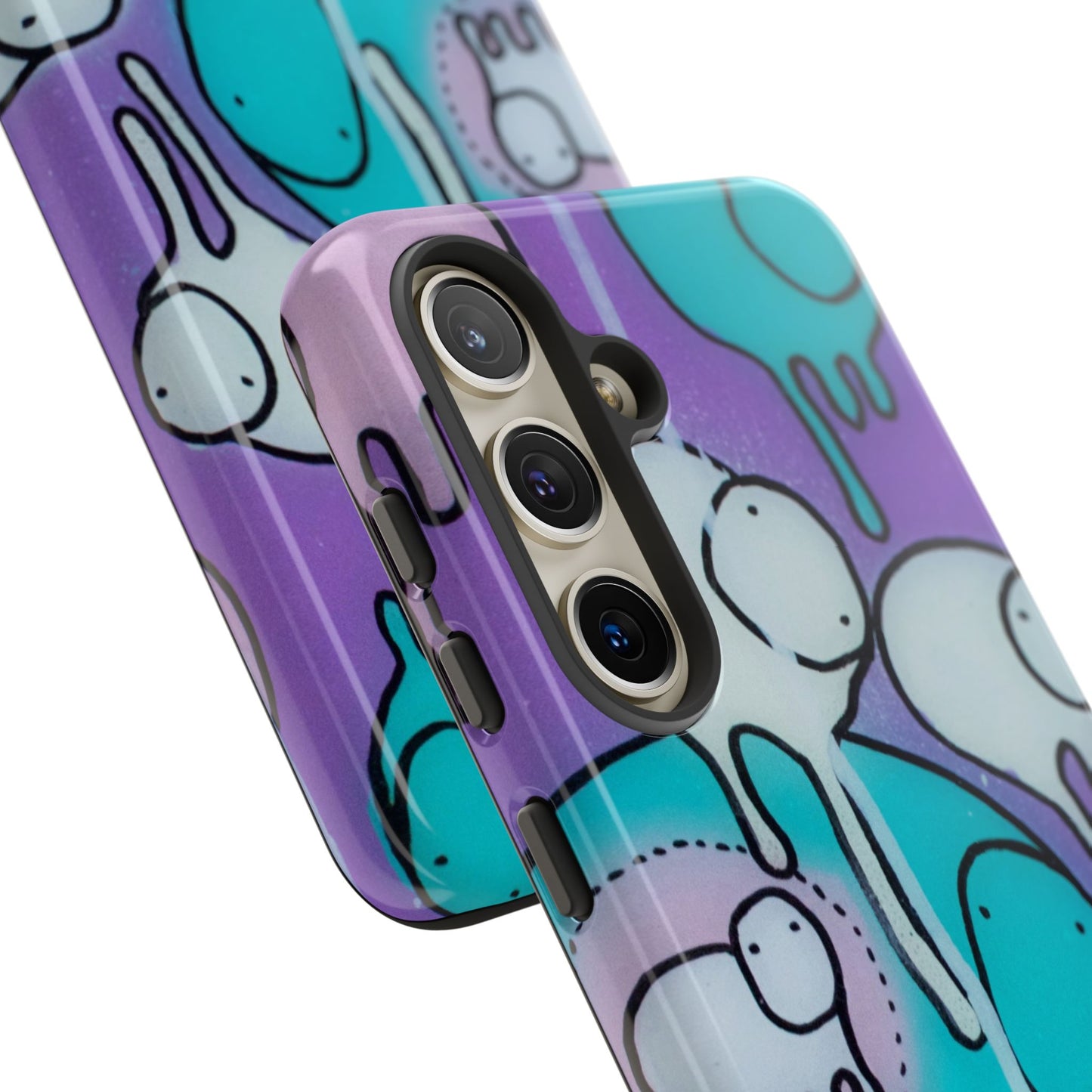 RAINING COWS "Yellow Interference" Phone Case