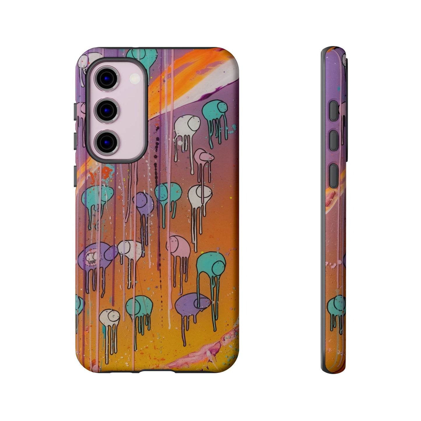 RAINING COWS "Purple Sunset with a Yellow Twist" Phone Case