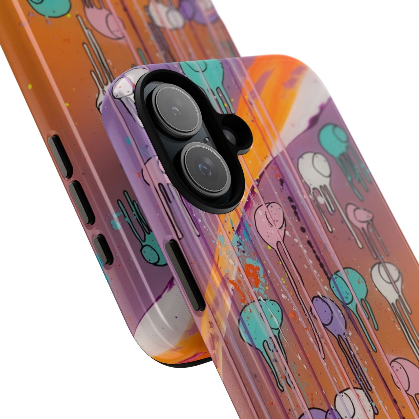 RAINING COWS "Purple Sunset with a Yellow Twist" Phone Case