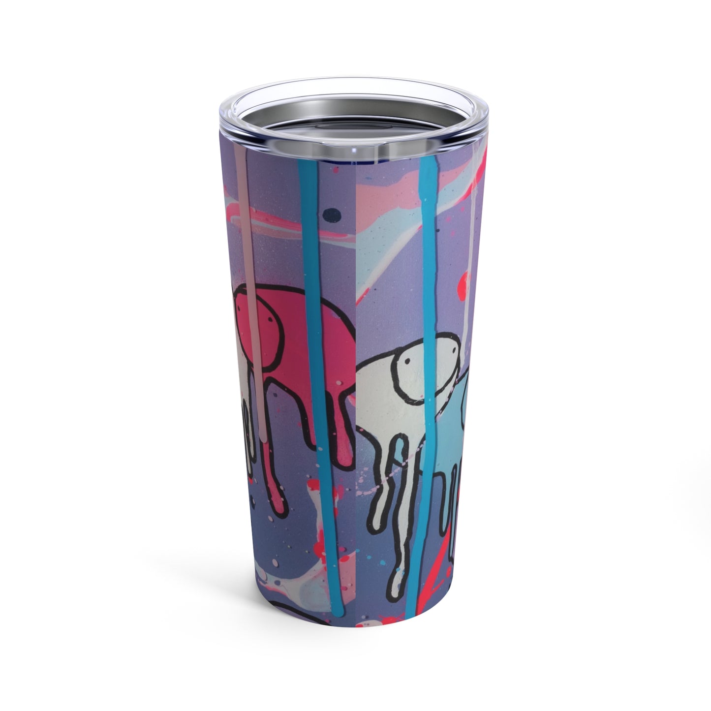 RAINING COWS "Purple Alley Street" Tumbler