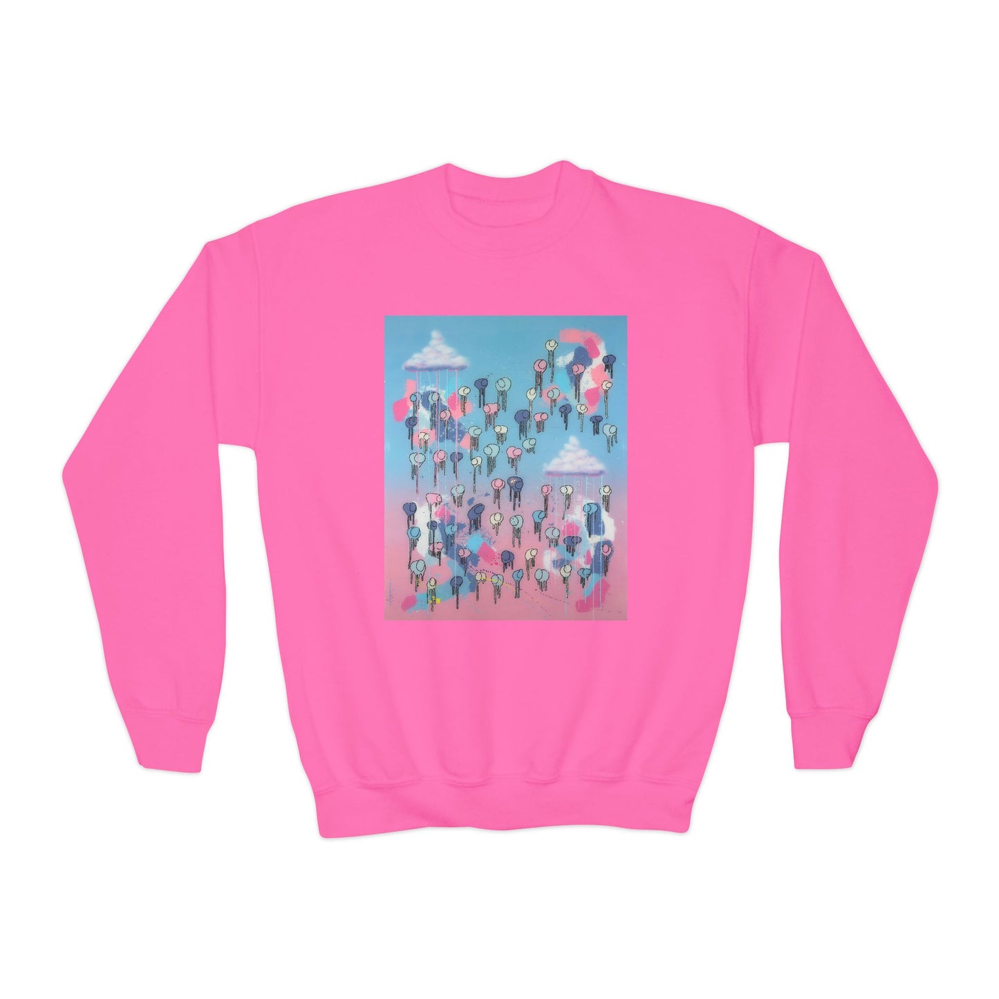 RAINING COWS "Sky Blossom" Kids Sweatshirt