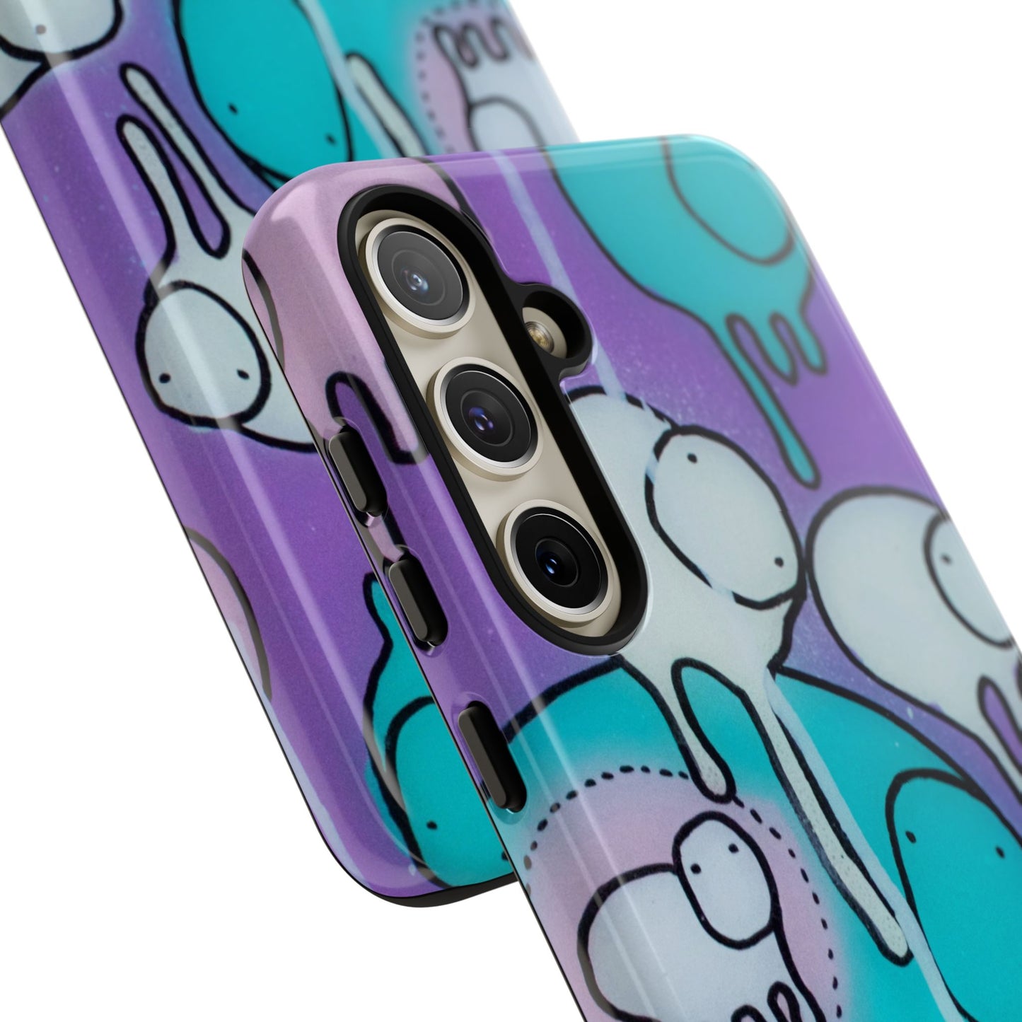 RAINING COWS "Yellow Interference" Phone Case