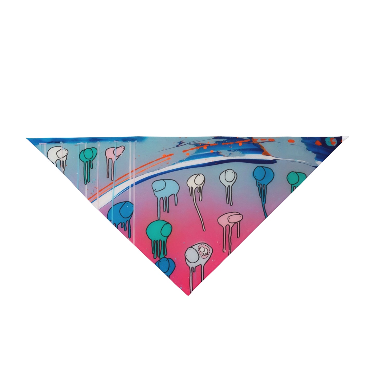 RAINING COWS "Vibrant Horizon" Pet Bandana