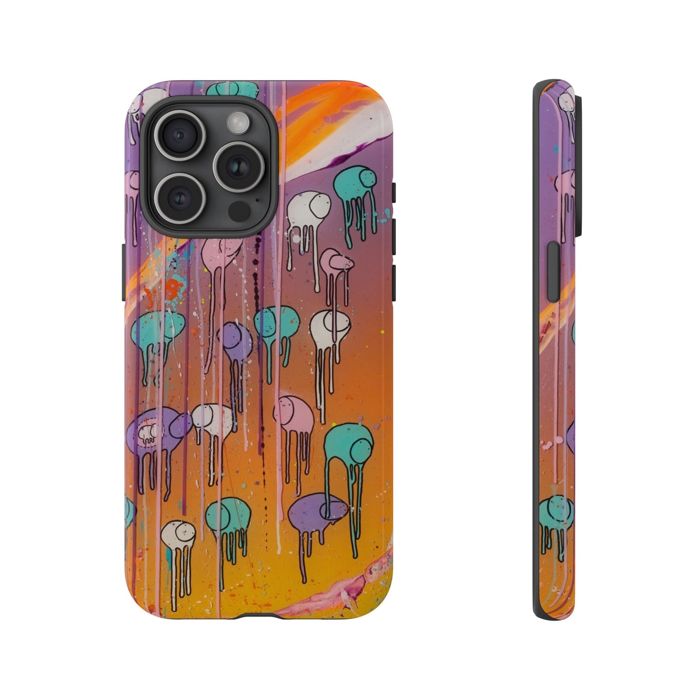 RAINING COWS "Purple Sunset with a Yellow Twist" Phone Case