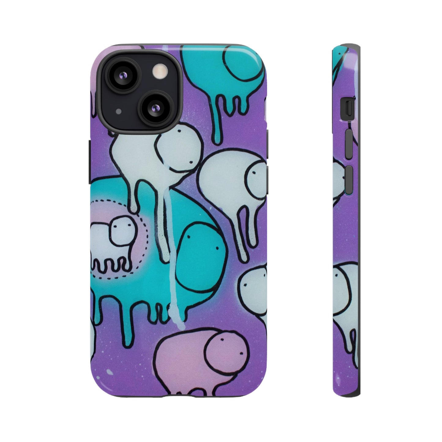 RAINING COWS "Yellow Interference" Phone Case