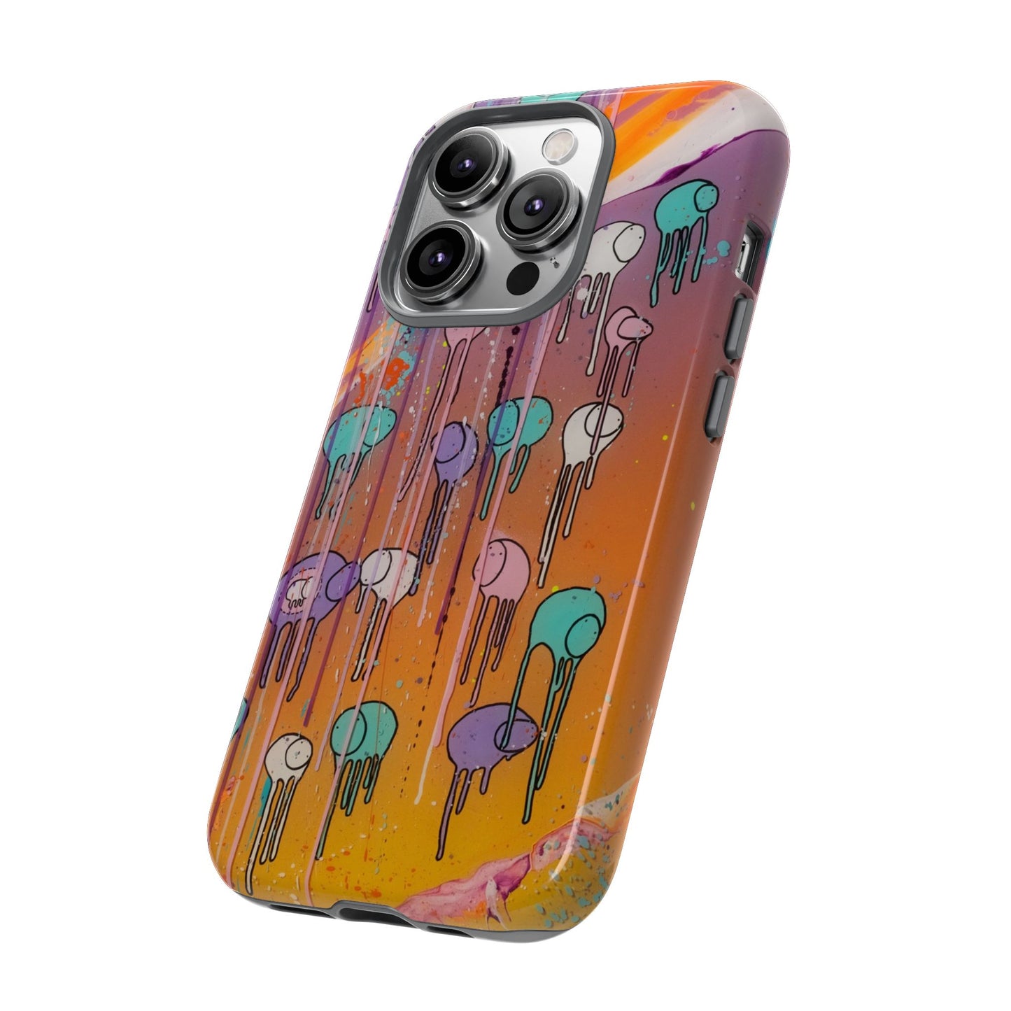 RAINING COWS "Purple Sunset with a Yellow Twist" Phone Case