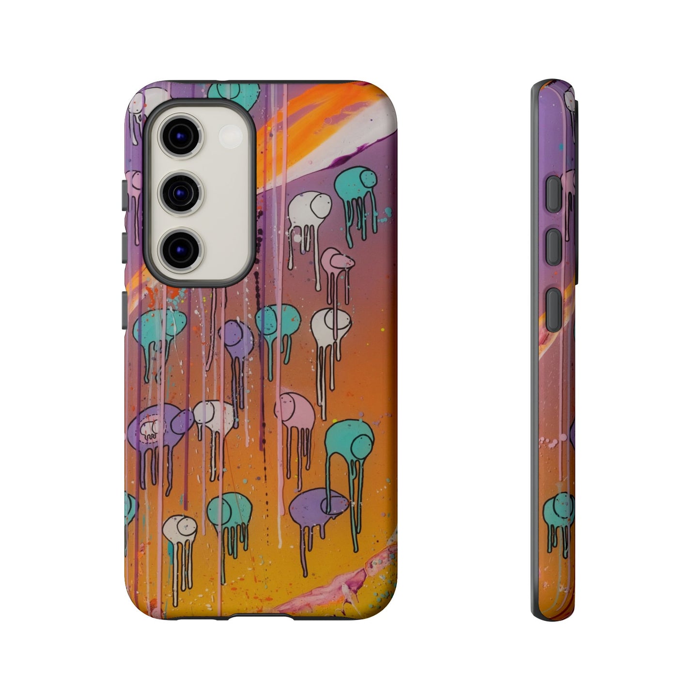 RAINING COWS "Purple Sunset with a Yellow Twist" Phone Case