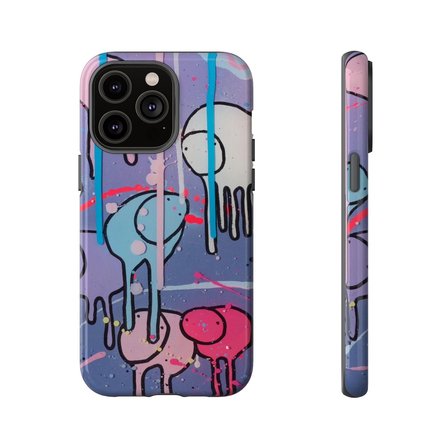 RAINING COWS "Purple Alley Streets" Phone Case