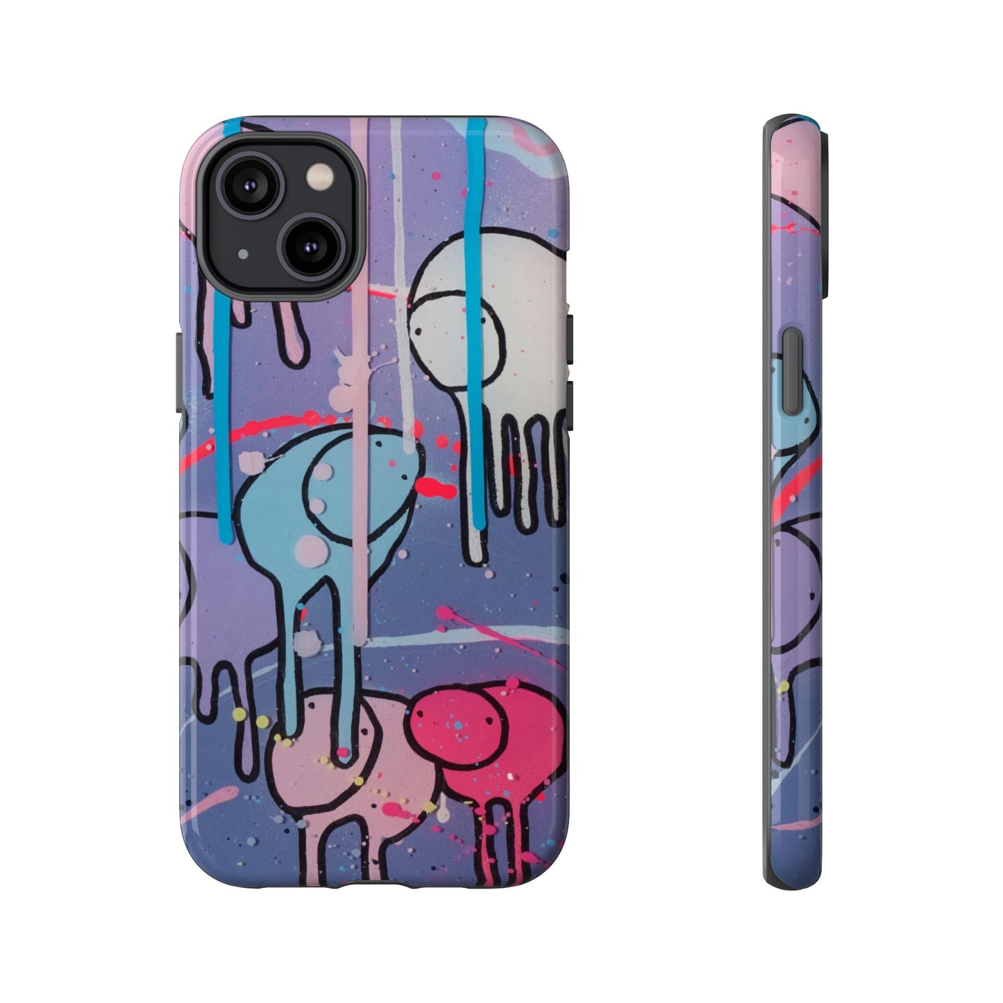 RAINING COWS "Purple Alley Streets" Phone Case
