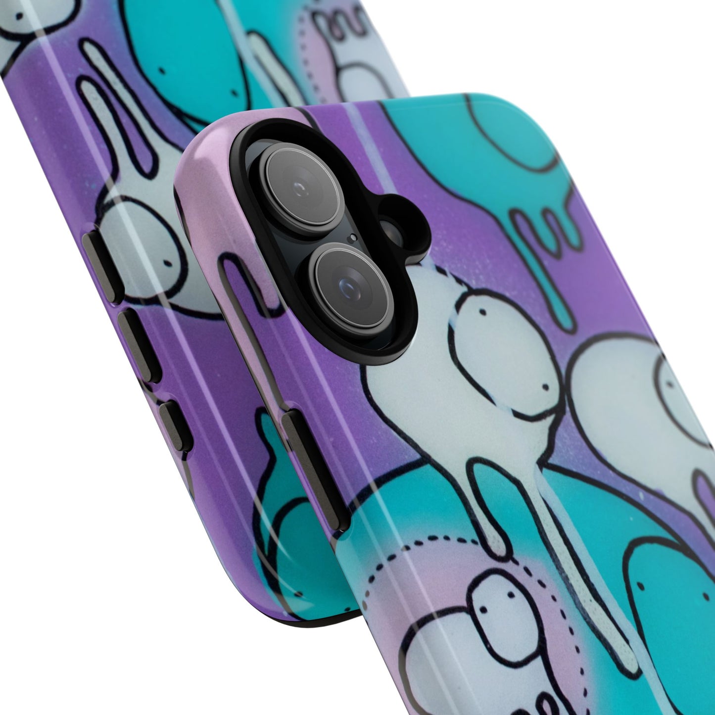 RAINING COWS "Yellow Interference" Phone Case