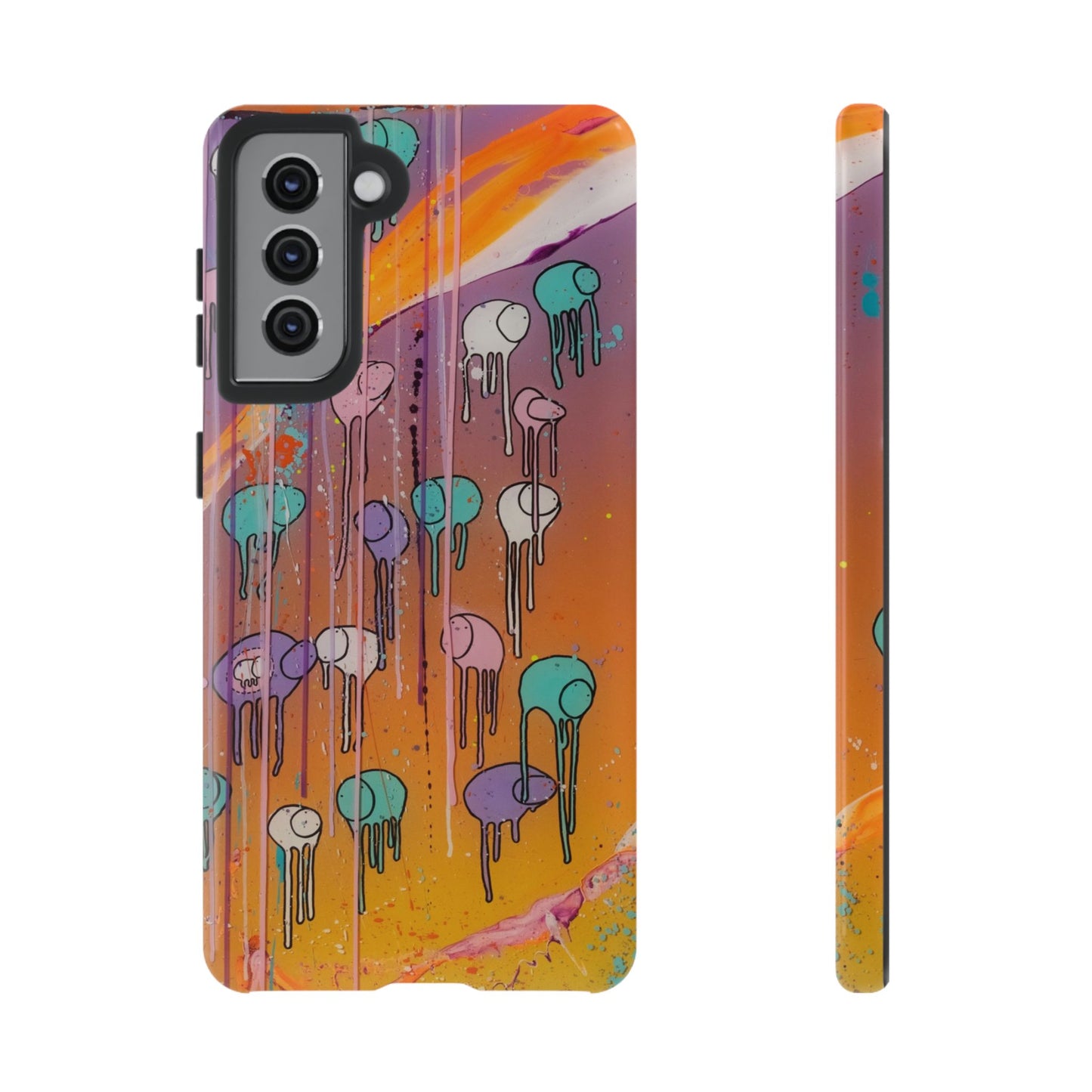 RAINING COWS "Purple Sunset with a Yellow Twist" Phone Case