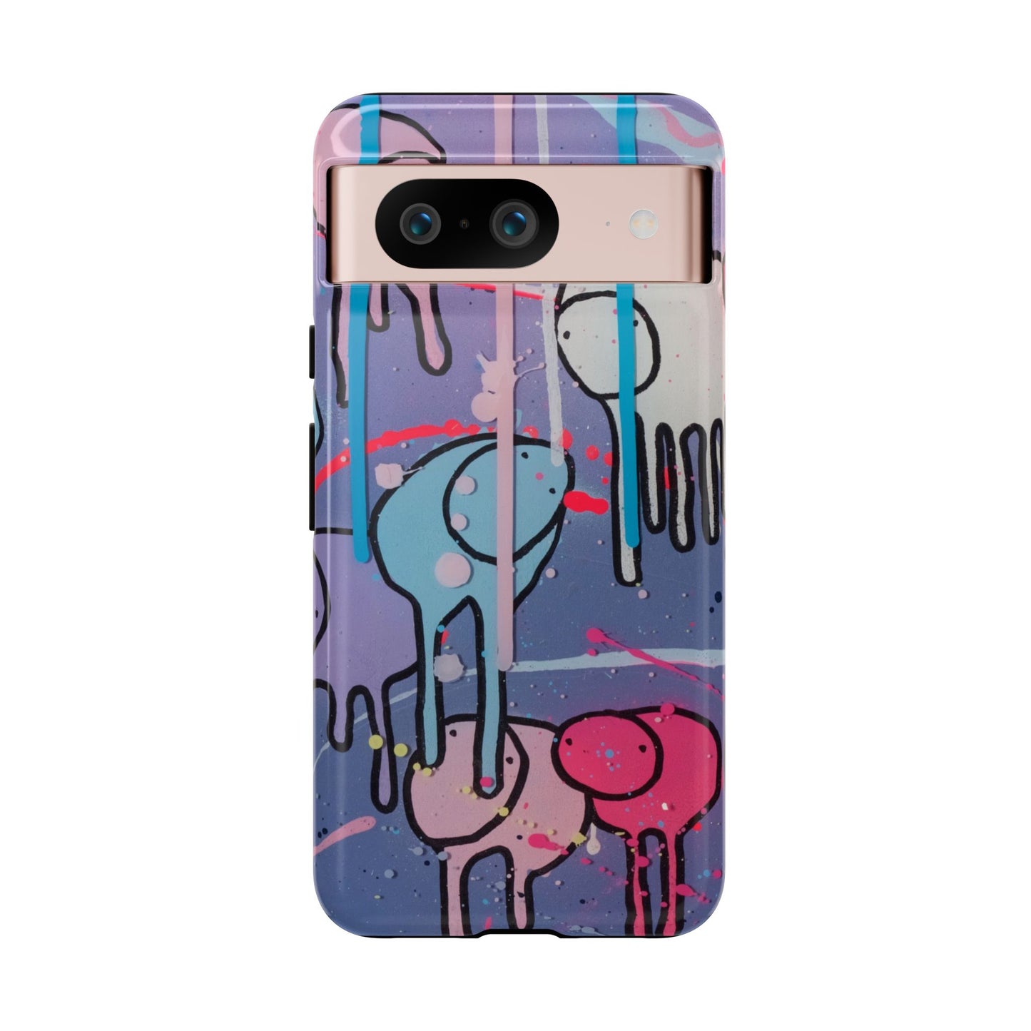 RAINING COWS "Purple Alley Streets" Phone Case