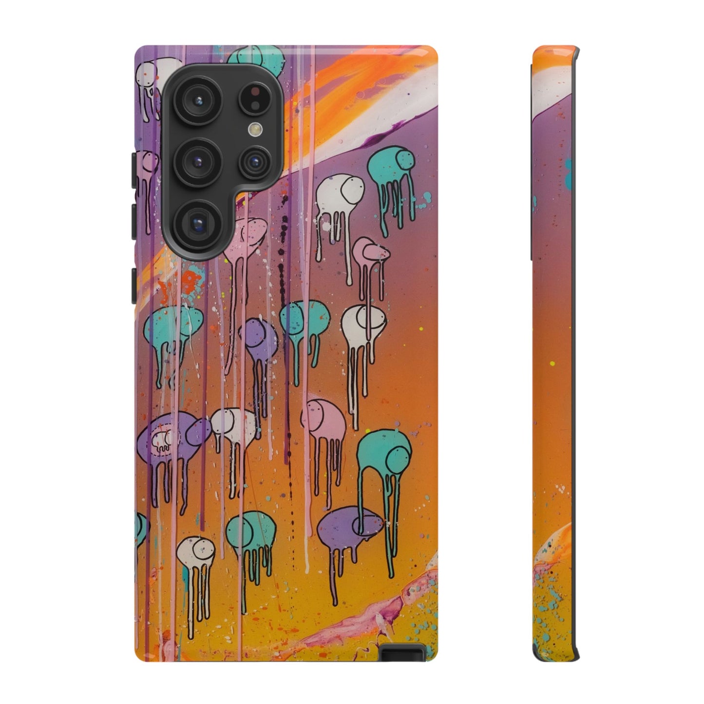 RAINING COWS "Purple Sunset with a Yellow Twist" Phone Case