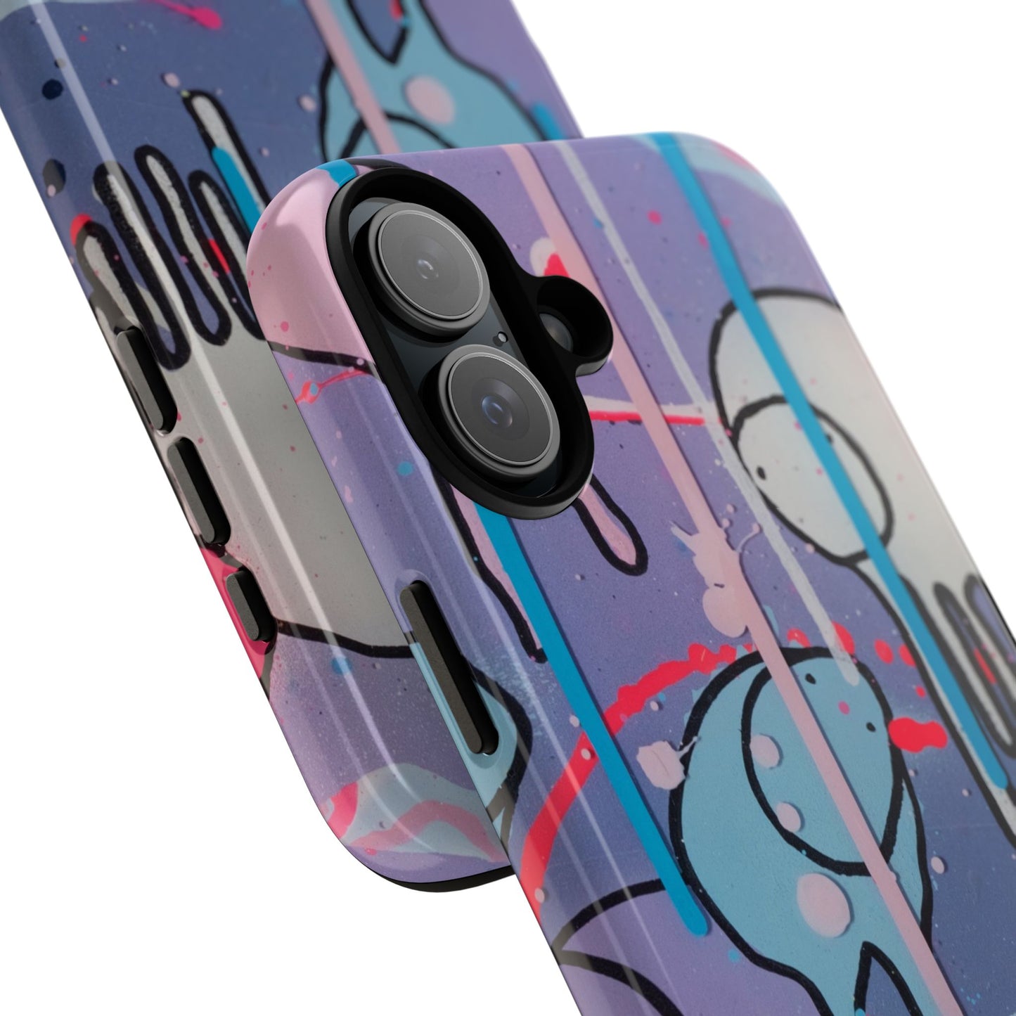 RAINING COWS "Purple Alley Streets" Phone Case