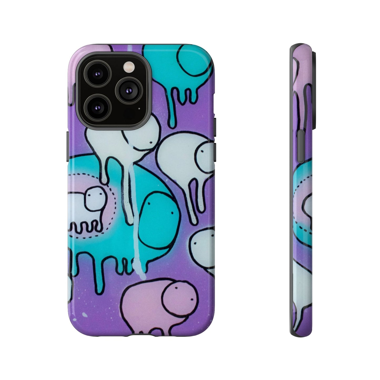 RAINING COWS "Yellow Interference" Phone Case