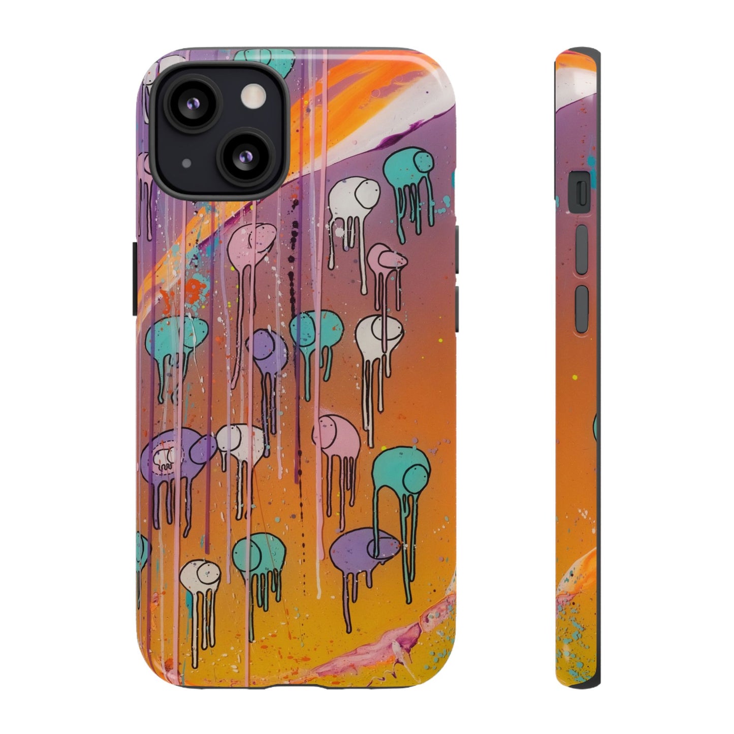 RAINING COWS "Purple Sunset with a Yellow Twist" Phone Case