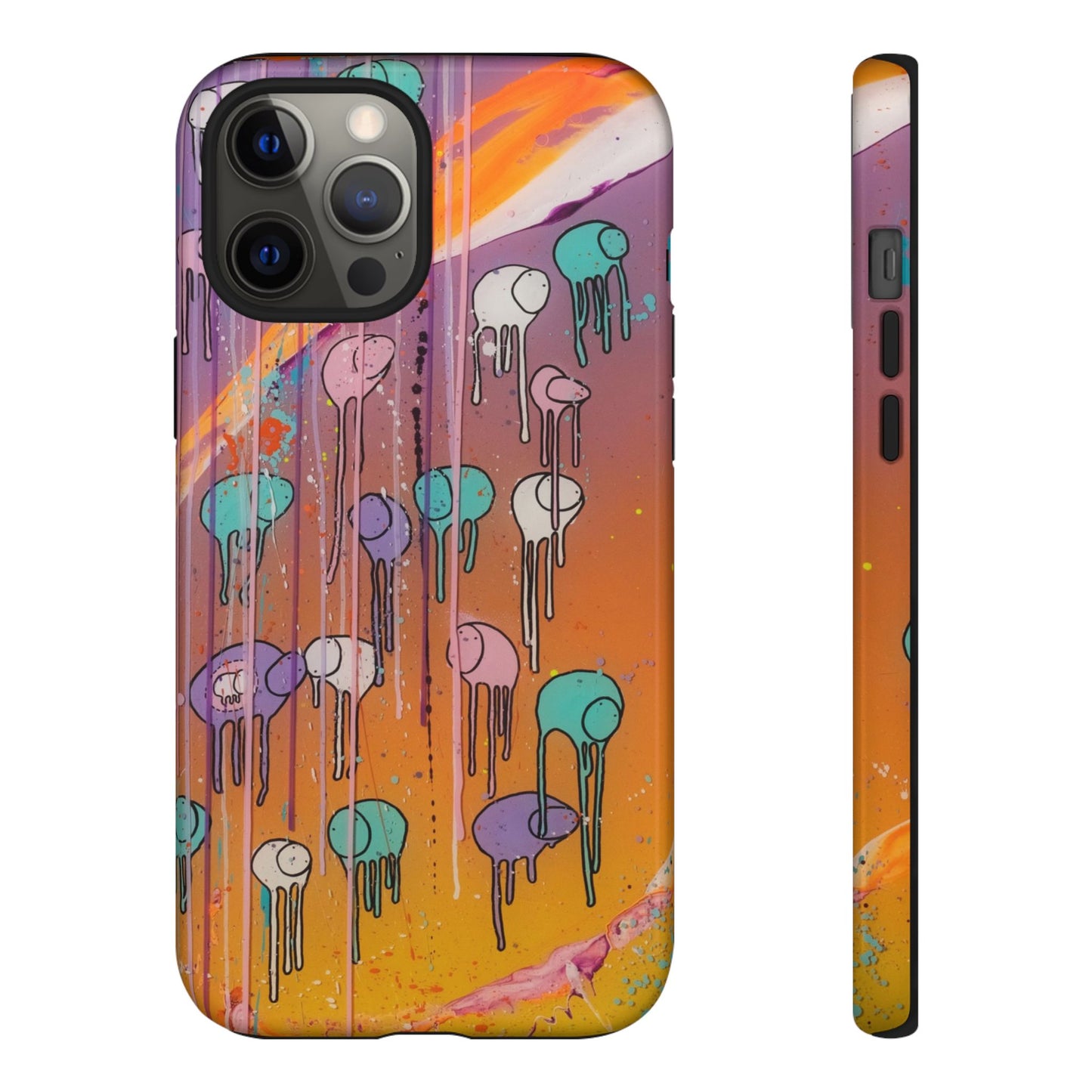 RAINING COWS "Purple Sunset with a Yellow Twist" Phone Case