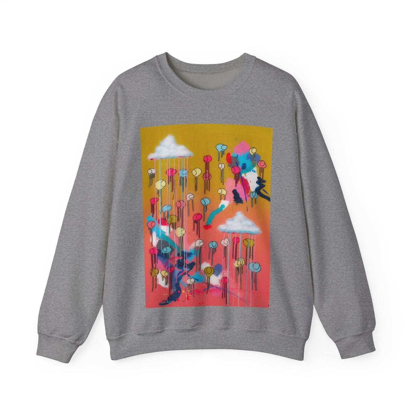 RAINING COWS "Bubble Gum Sun" Sweatshirt
