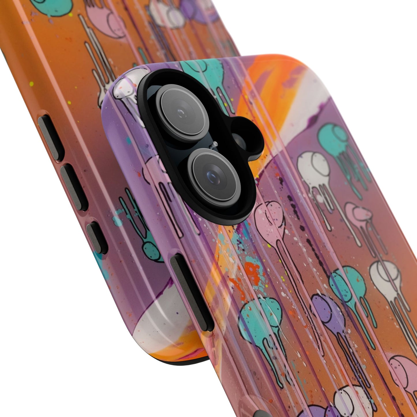 RAINING COWS "Purple Sunset with a Yellow Twist" Phone Case