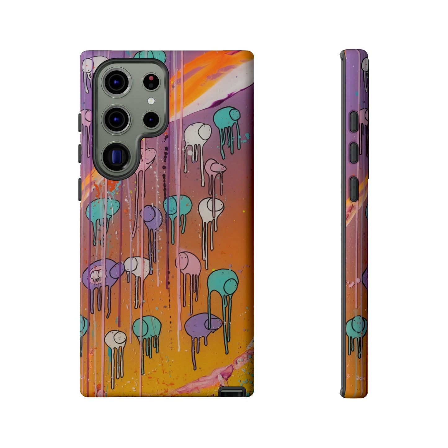 RAINING COWS "Purple Sunset with a Yellow Twist" Phone Case