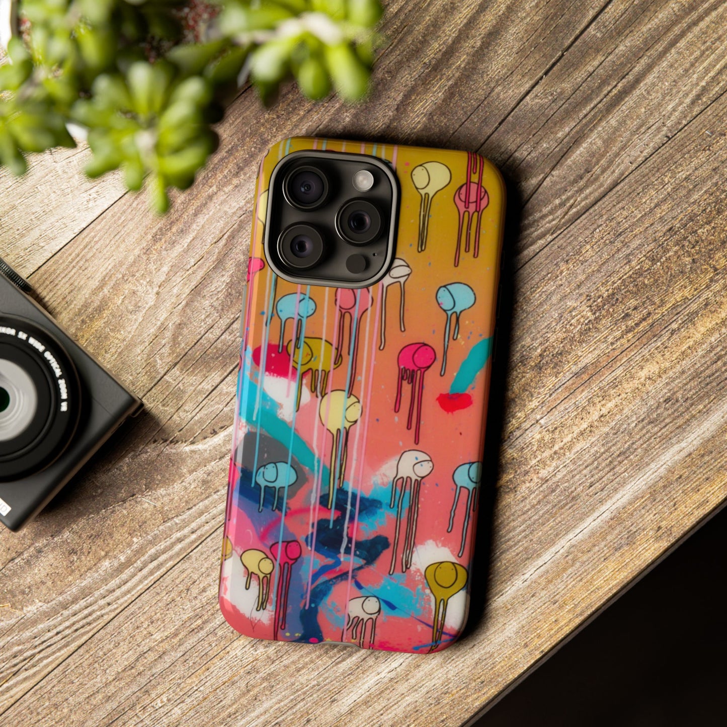 RAINING COWS "Bubble Gum Sun" Phone Case